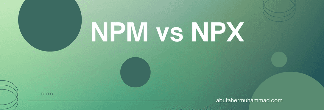 The difference between NPM and NPX